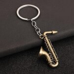 Ore - porte - cls pendentif saxophone personnalis, mini porte - cls cratif pour passionn de musique, ...