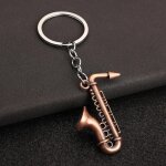 Ore - porte - cls pendentif saxophone personnalis, mini porte - cls cratif pour passionn de musique, ...
