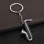 Ore - porte - cls pendentif saxophone personnalis, mini porte - cls cratif pour passionn de musique, ...