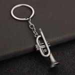Ore - porte - cls pendentif saxophone personnalis, mini porte - cls cratif pour passionn de musique, ...