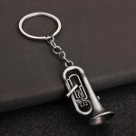 Ore - porte - cls pendentif saxophone personnalis, mini porte - cls cratif pour passionn de musique, ...