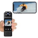 Ore - xiaomi ¿ camra de sport portable, mini camra 4k hd wifi, clip arrire magntique, enregistreur ...