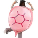 Oreiller en forme de tortue gante, jouet amusant, en peluche, lest, rose, 80 cm, 2024
