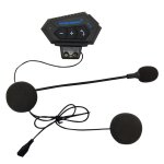 Oreillette bluetooth 4. 2 pour moto, appareil de communication sans fil pour casque, kit d'appel tlphonique ...