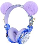 Oreillettes de chat mignonnes, couteurs sans fil, bluetooth, avec commande micro, led, stro, musique, ...