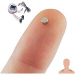 Oreillette espion ecouteur mini invisible pour examen nano cach pour telephone avec microphone avec ...