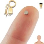 Oreillette espion ecouteur mini invisible examen nano cach telephone microphone bandes adhsives - casque ...