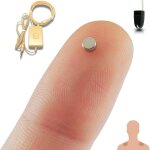Oreillette espion ecouteur mini invisible examen nano cach telephone microphone bandes adhsives - casque ...