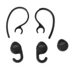 Oreillettes en gel pour jabra extreme 2 / extreme, 3 pièces et 2 boucles de crochet d'oreille Oreillettes en gel pour jabra extreme 2 / extreme, 3 pièces et 2 boucles de crochet d'oreille