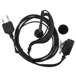 Oreillette ptt 2 broches avec micro pour talkie - walkie g6 / g7 / g8 / g9 gxt550 gxt650 lxt80, lxt