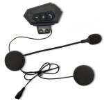 Oreillette sans fil bluetooth 4. 0 pour moto, appareil de communication pour casque, mains - libres, ...