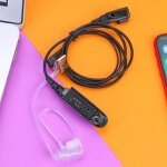 Oreillettes � tube acoustique pour motorola, micro, casque, ptt, gp380, gp340, gp328