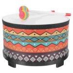 Orff - pertingsch floor drum music stick jouets en bois pour enfants, caisse claire pour bb