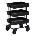 Organisateur de rangement de chariot roulant miniature a lechelle 1 / 12 mini accessoires de meubles ...