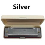 Orgue de bouche d'harmonica a 10 trous diatonic avec etui, instrument de musique, réglage de la harpe ... Orgue de bouche d'harmonica a 10 trous diatonic avec etui, instrument de musique, réglage de la harpe ...