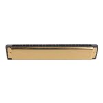 Orgue de bouche en métal, 24 trous avec 48 tons, touche trémolo harmonica c, octave, avec etui pour débutant ... Orgue de bouche en métal, 24 trous avec 48 tons, touche trémolo harmonica c, octave, avec etui pour débutant ...