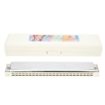 Orgue a bouche professionnel harmonica harpe diatonique c cl� plaque de recouvrement en acier inoxydable ...