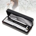 Orgue buccale en titane de haute qualit, 10 trous, 20 tons, harmonica tonec, 8k, avec etui pour enfants ...