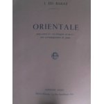 Orientale cornet en sib (ou trompette en ut ou sib) et piano