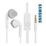 Original - ecouteurs samsung oreillette filaire prise jack casque blanc kit pieton main libre origine ...