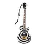 Ornement de guitare dcoration modle de guitare electrique miniature en bois raliste avec lanire pour ...