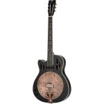 Ortega americana series rrg40ce - dbk - l resonator guitar guitare a r�sonateur electro - acoustique ...
