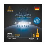 Ortega atb44nm - jeu de cordes guitare classique atmosphere balance - tension m�dium