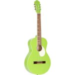Ortega gaucho series rga - gap green apple guitare classique format 4 / 4 avec housse