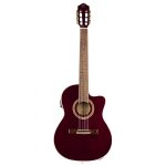 Ortega rce138 - guitare electro - classique - noir brillant ( + housse)