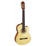 Ortega rce138sn - guitare electro - classique - naturel brillant ( + housse)