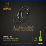 Ortega uwny - 4 - ba jeu de cordes en nylon pour ukulélé baryton Ortega uwny - 4 - ba jeu de cordes en nylon pour ukulélé baryton