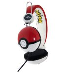Otl technologies pok�mon pokeball casques avec fil arceau musique rouge