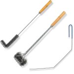 Outils de nettoyage de friteuse 3 pièces, outil de nettoyage de friteuse en acier inoxydable outils de ... Outils de nettoyage de friteuse 3 pièces, outil de nettoyage de friteuse en acier inoxydable outils de ...