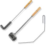 Outils de nettoyage pour friteuse, 3 pièces, outil de nettoyage pour friteuse en acier inoxydable, outils ... Outils de nettoyage pour friteuse, 3 pièces, outil de nettoyage pour friteuse en acier inoxydable, outils ...