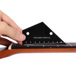 Outil de nivellement des frettes, rgle de mesure pour manche de guitare basse et touche
