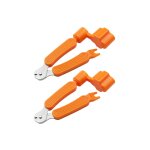Outil de remplacement de cordes de guitare 3 en 1 (2 pi�ces) avec enrouleur, coupe - cordes et extracteur ...