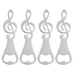 Ouvre - bouteille de bi�re musicale 4 pi�ces, ouvre - bouteille de guitare, barman