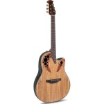 Ovation ce44p - sm celebrity elite exotic natural spalted maple guitare electro - acoustique folk Ovation ce44p - sm celebrity elite exotic natural spalted maple guitare electro - acoustique folk