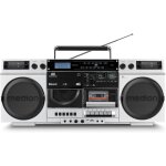 P66538 enregistreur à cassettes (ghettoblaster rétro avec lecteur cd, années 80, grand, usb, sd, cd, ... P66538 enregistreur à cassettes (ghettoblaster rétro avec lecteur cd, années 80, grand, usb, sd, cd, ...