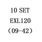 Pack de 10 cordes de guitare acoustique / electrique / classique excellente srie ez exp exl ej avec ...