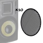 Pack de 10 grilles de protection pour haut - parleurs 15 / 38cm Pack de 10 grilles de protection pour haut - parleurs 15 / 38cm