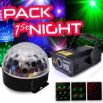 Pack 1st night boule crystal + las ghost irolaser