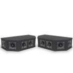 Pack 2 systèmes de haut - parleurs 6 tweeters top box piezo noir - soundlab 50w Pack 2 systèmes de haut - parleurs 6 tweeters top box piezo noir - soundlab 50w