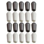 Pack de 20 guitare 3 way toggle switch cap tips boutons pour / accessoire guitare 4mm