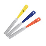 Pack de 3 double face guitare ecrou fendu selle fichier luthier guitare acier fret nut file guitare basse ...