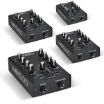 Pack lot de 4 tables de mixages 2 canaux 3 entres ibiza sound mix500
