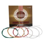 Pack de 6, irin c105 cordes de guitare classique nylon core coloré enduit cuivre Pack de 6, irin c105 cordes de guitare classique nylon core coloré enduit cuivre