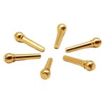 Pack de 6 pins de chevalet guitare cheville laiton pour guitare acoustique 6 cordes clous