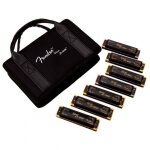 Pack de 7 harmonicas fender blues deville (avec etui) Pack de 7 harmonicas fender blues deville (avec etui)