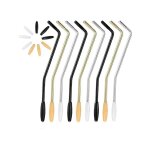 Pack de 9 bras de trmolo filet, barre de trmolo 6mm, bras de trmolo avec embouts pour, guitare electrique, ...